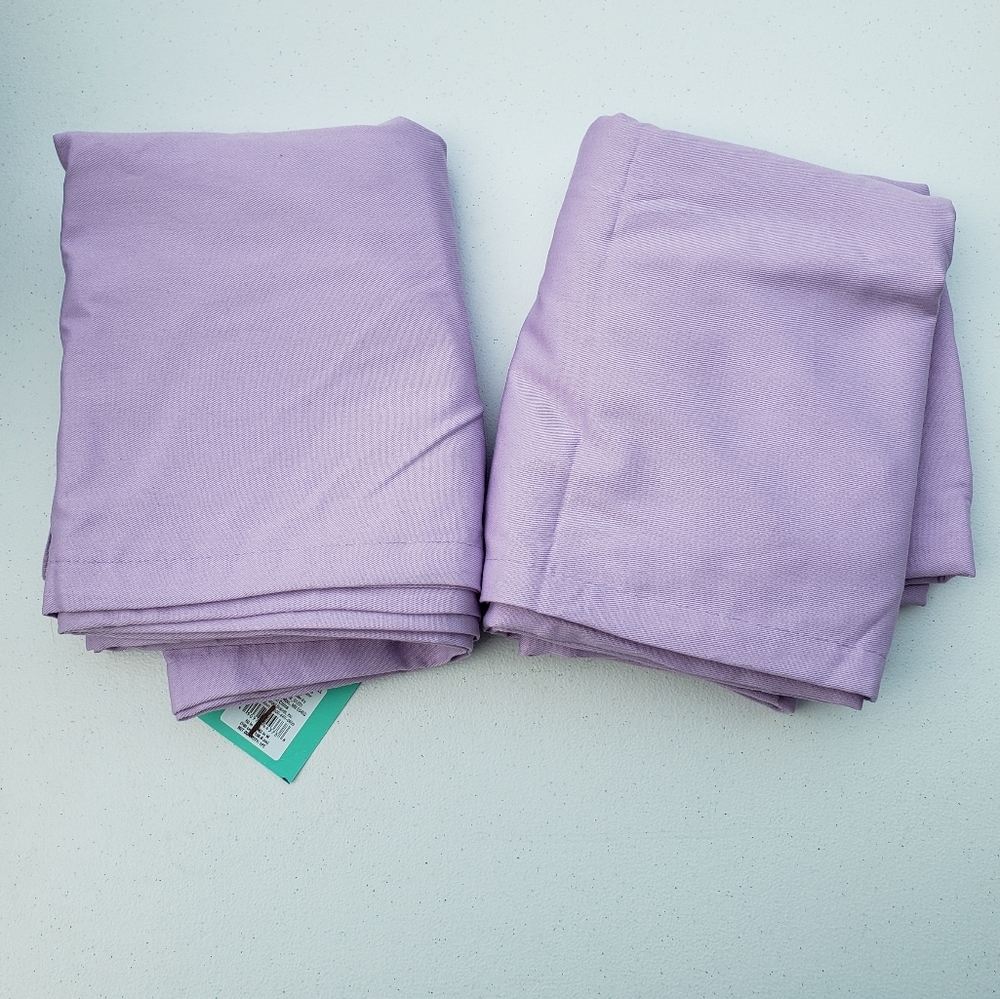 Pillowfort Twill Blackout Lavender Curtain Panels